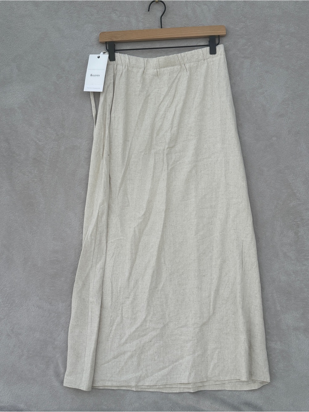 NWT Wrap Skirt, linen blend - Picture 3 of 6